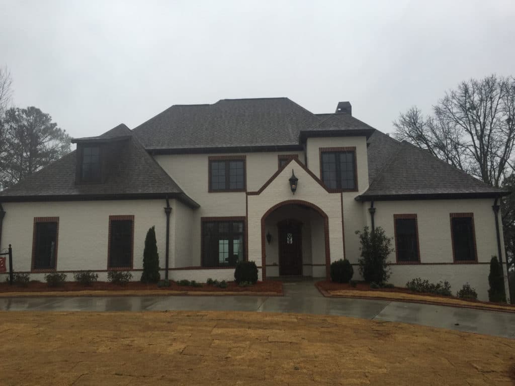 front of large custom built home from Taylor Burton Company